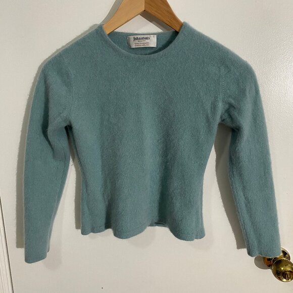 Cashmere Vintage Long Sleeve Knit Sweater - Picture 1 of 8